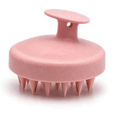 Silicone scalp massage and shampoo brush