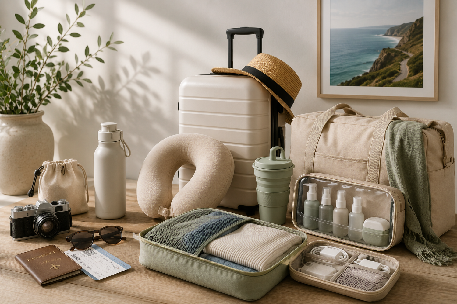 Travel collection – packing cubes and toiletry organizers from Sowth Brand