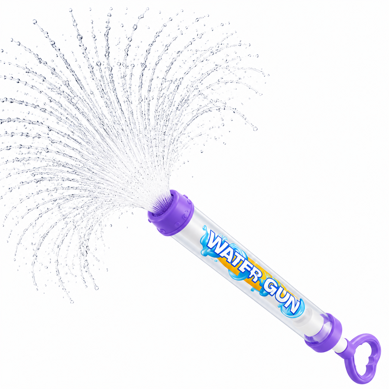 Pull-Back Water Spray Gun – Kids Outdoor Summer Toy