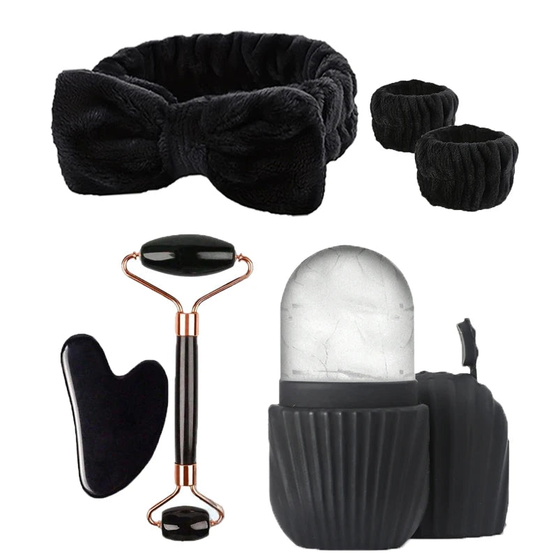 Cold therapy facial sculpting kit