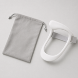 Cervical neck support brace with adjustable strap and soft storage pouch