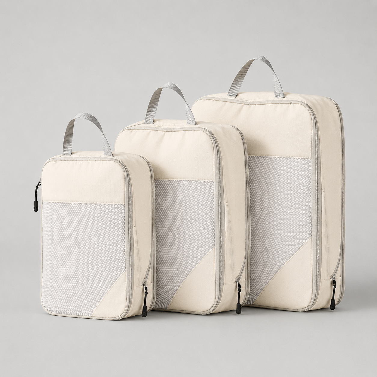 3-Piece Compression Packing Cubes – Travel Organizer Set