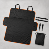 Dog car hammock kit with headrest straps, seat-anchor buckles and storage pouch