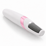 Electric callus remover with pink accent