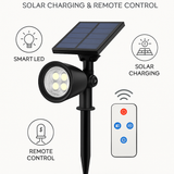 Smart LED Garden Light with Solar Charging & Remote Control