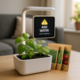 Smart Indoor Garden Display with Plant Care Alerts