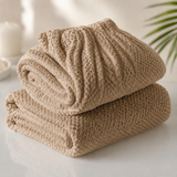 Microfiber spa wrap set in khaki