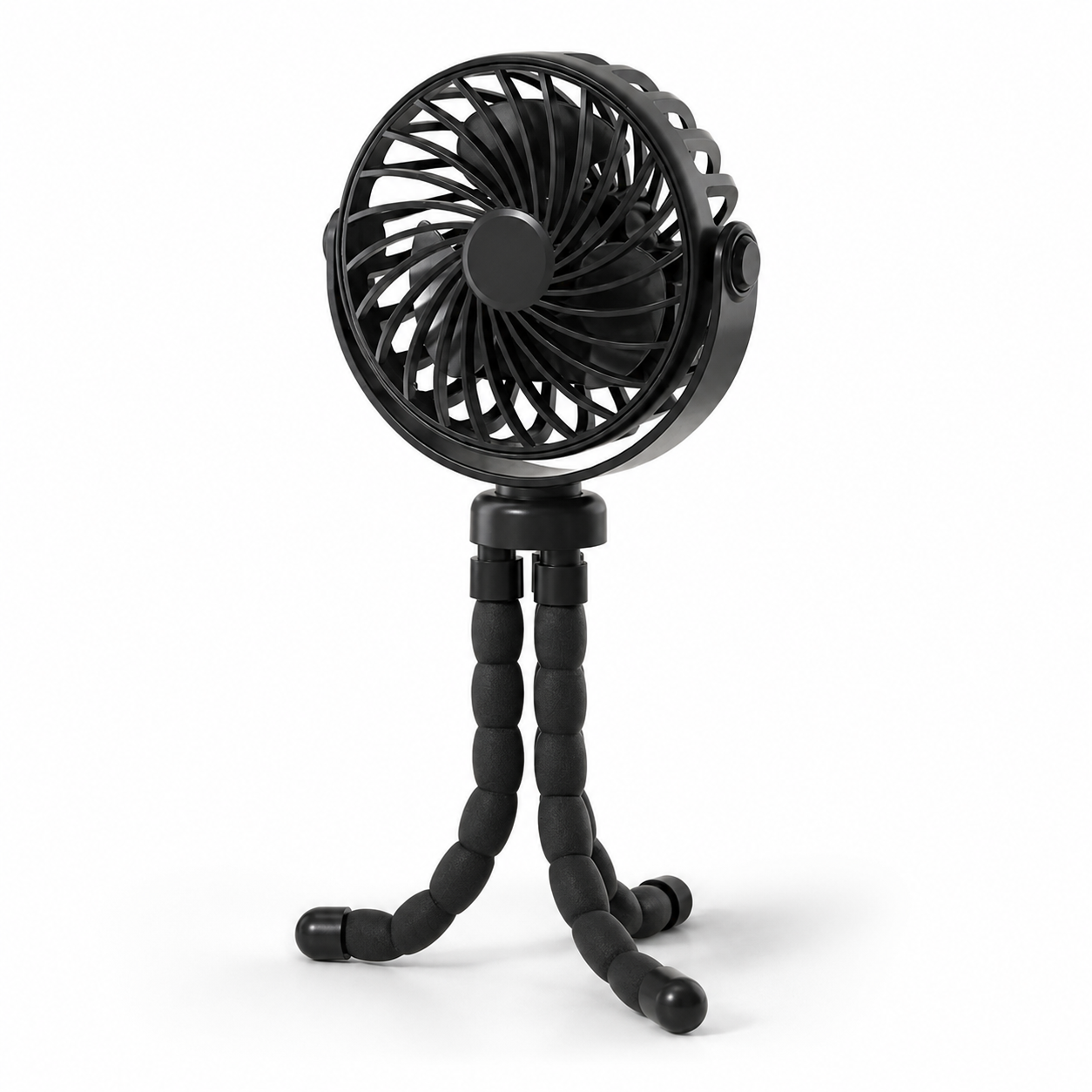 Mini Stroller Fan – Portable Rechargeable with 3-Speed Clip