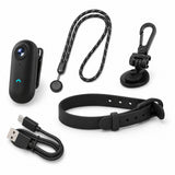 Pet collar camera with included accessories