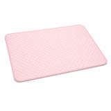 Self-cooling ice silk pet mat in pink