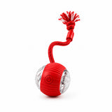 Self-Rolling Dog Ball - red, studio hero