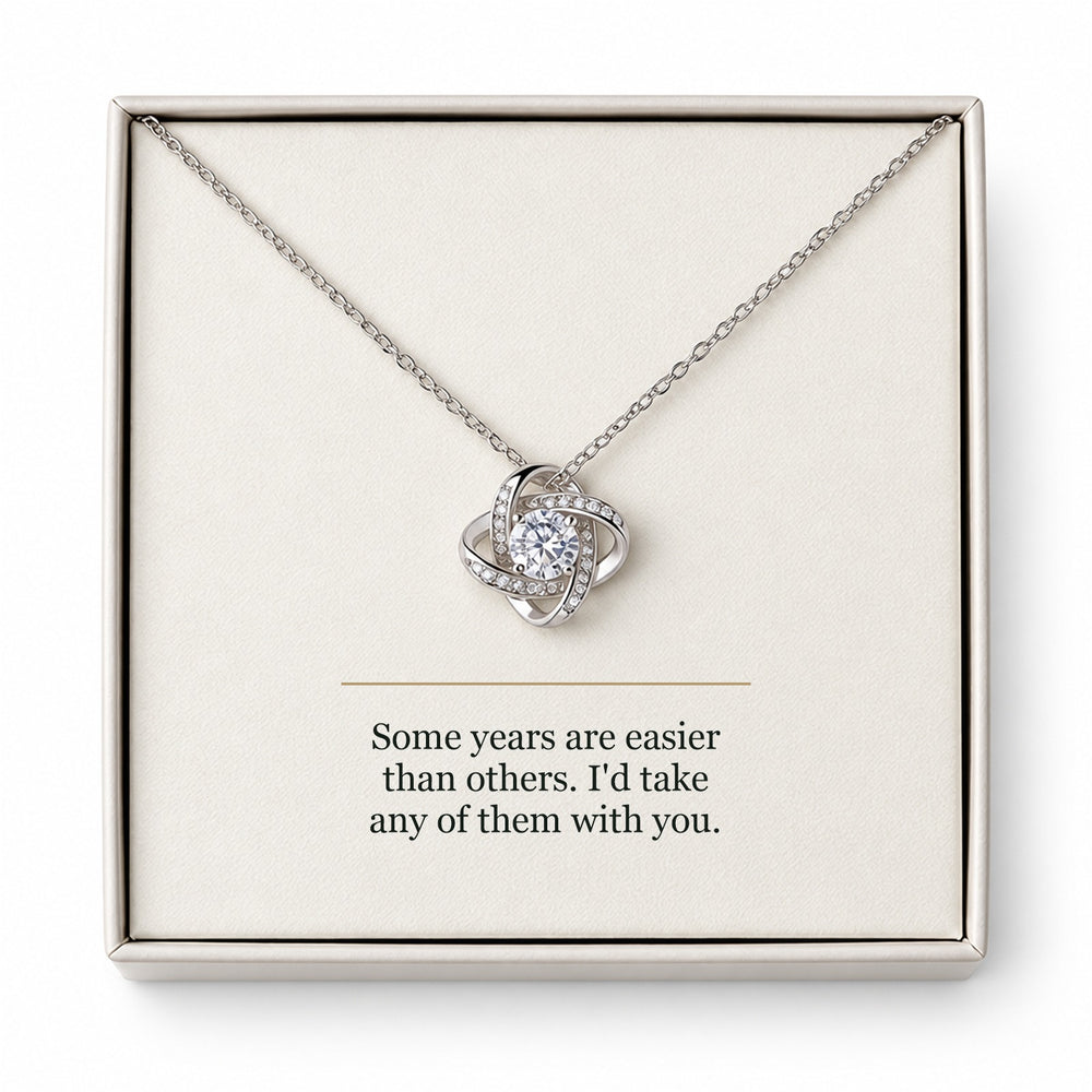 The Love Knot Necklace (A hard year)