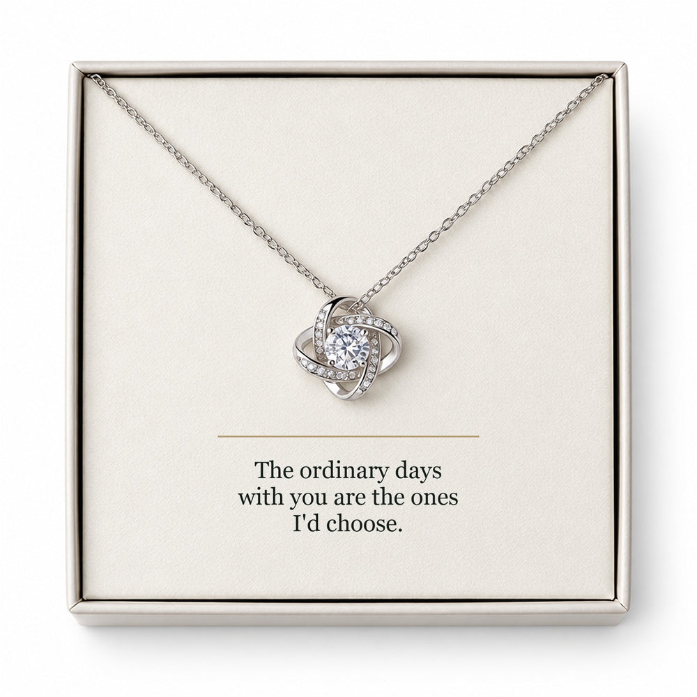 The Love Knot Necklace (Romantic)