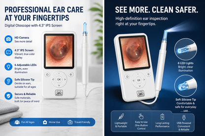 Digital Otoscope 4.3 IPS Screen - hero product shot