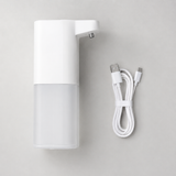 Touchless soap dispenser with USB-C charging cable, what's included